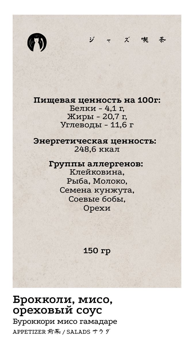 Закуски и салаты 2 КБЖУ