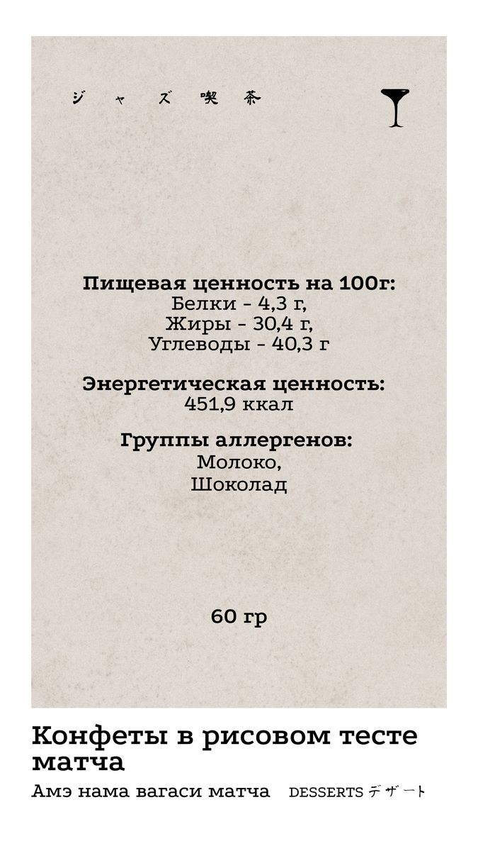Десерты 4 КБЖУ