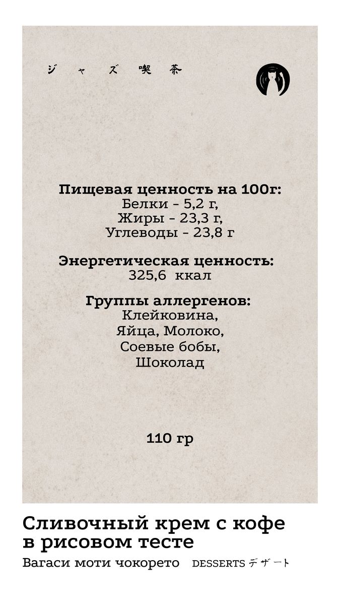Десерты 6 КБЖУ