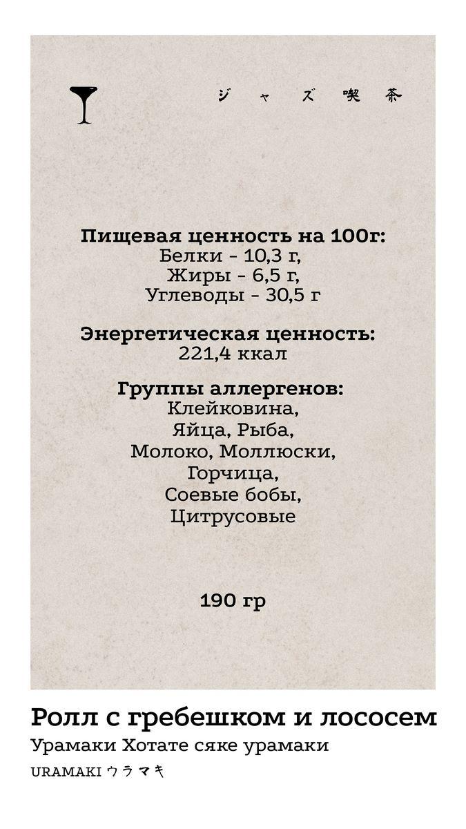 Урамаки 6 КБЖУ