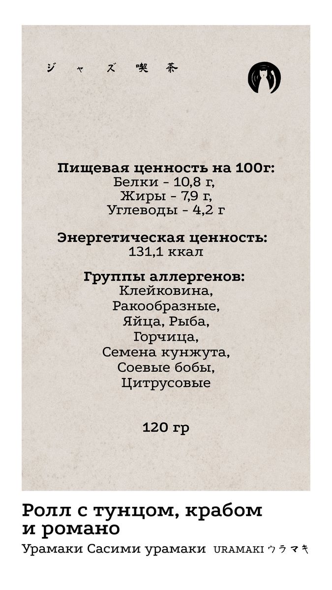 Урамаки 3 КБЖУ