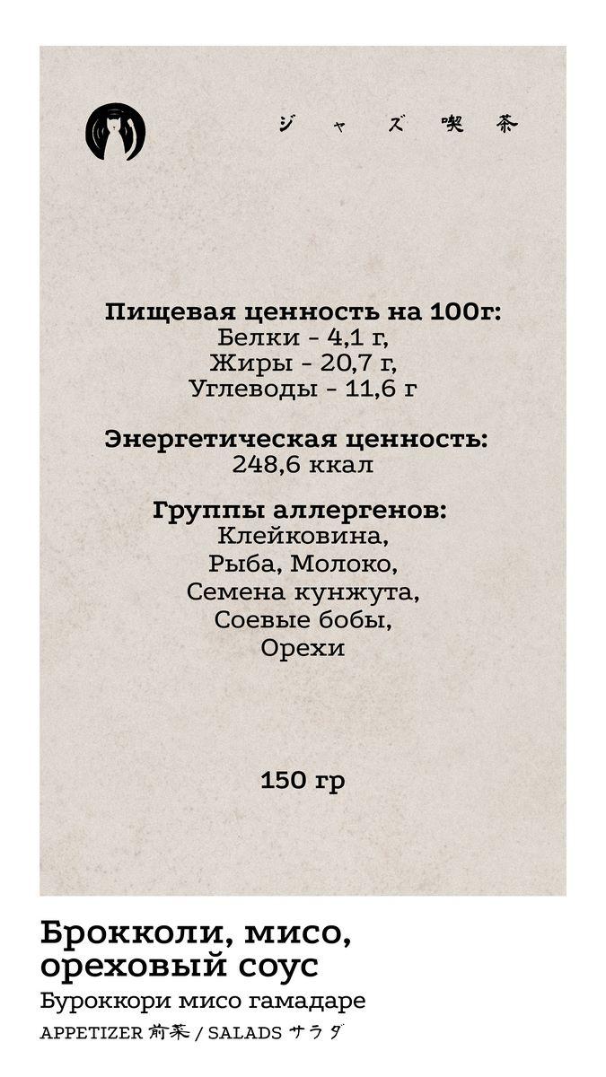Горячие закуски 3 КБЖУ