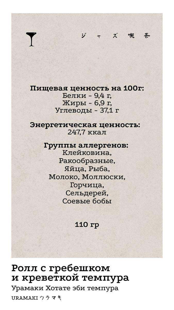 Урамаки 3 КБЖУ